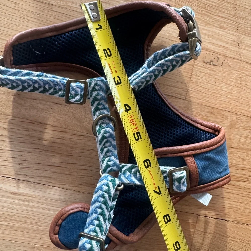 Top Paw Blue and Green Dog Harness